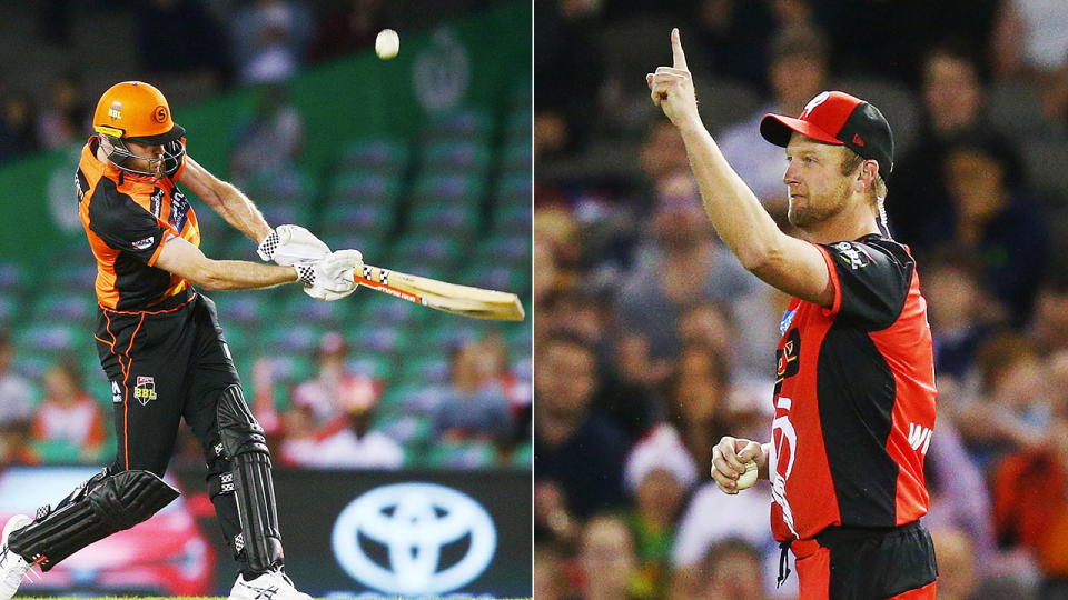 Turner was out straight after hitting a roof six in the BBL Pic: Getty