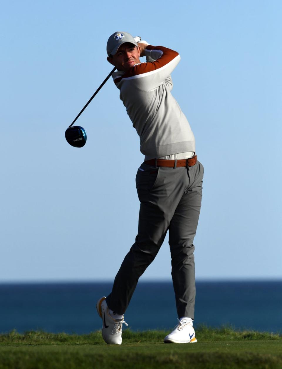 Rory McIlroy got Europe off to a strong start on the final day of the Ryder Cup (Anthony Behar/PA). (PA Wire)