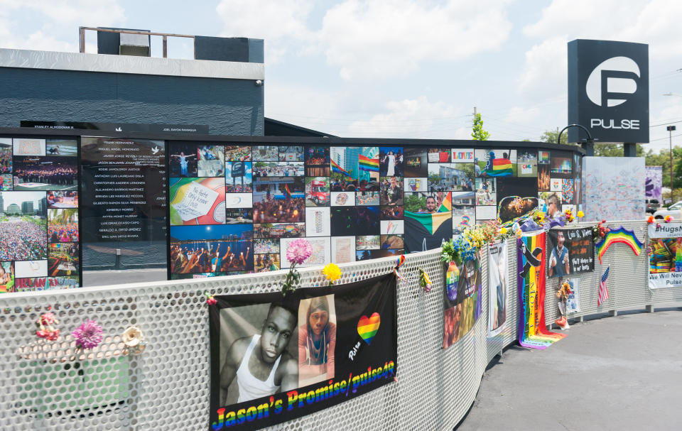 The interim Pulse nightclub memorial has been given a more permanent looking appearance till the official memorial is built.&nbsp;