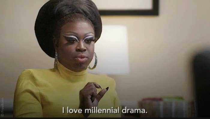 Someone saying, "I love millennial drama"