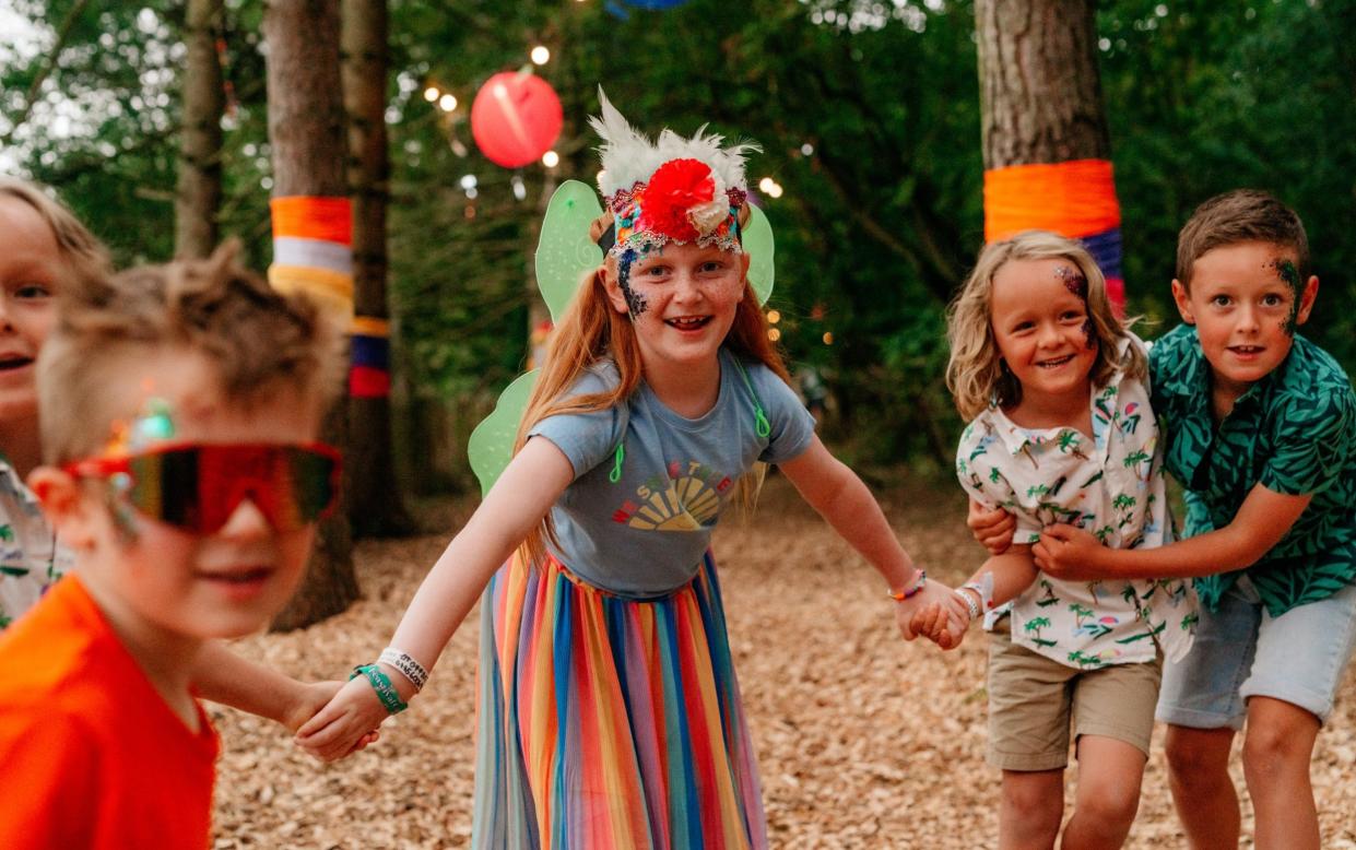 Face-painting is just one of the many activities offered at Big Feastival