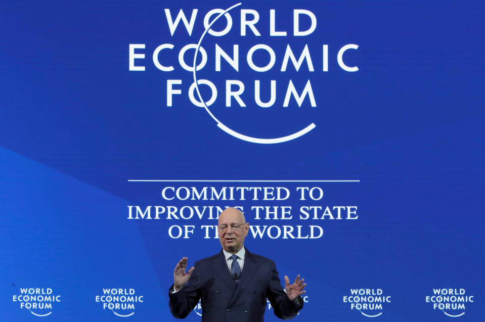 Davos founder Klaus Schwab. Photo: REUTERS/Arnd Wiegmann