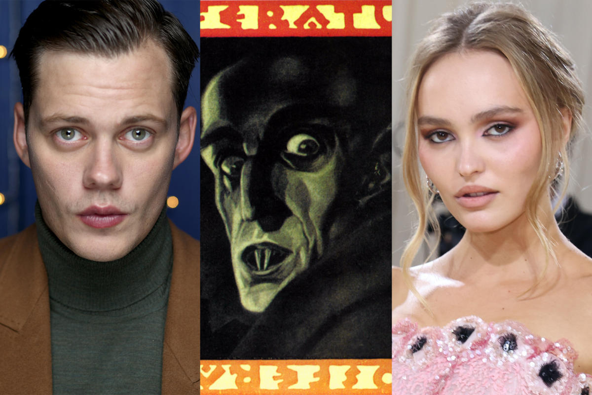 'Nosferatu' Bill Skarsgard & LilyRose Depp circling Robert Eggers