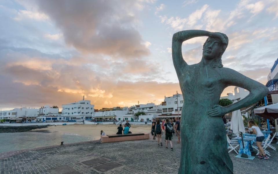 Corralejo is home to several sculptures along its coast