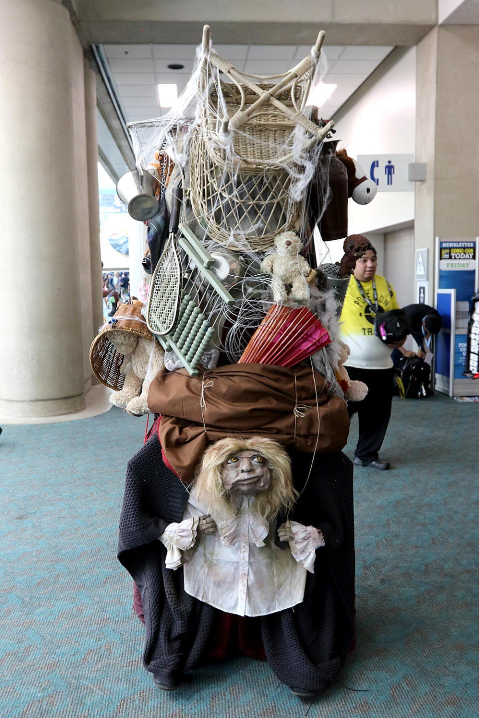 <p>Cosplayer dressed as the Junk Lady from <em>Labyrinth</em> at Comic-Con International on July 20 in San Diego. (Photo: Angela Kim/Yahoo Entertainment) </p>