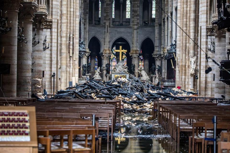 Notre Dame Cathedral aftermath