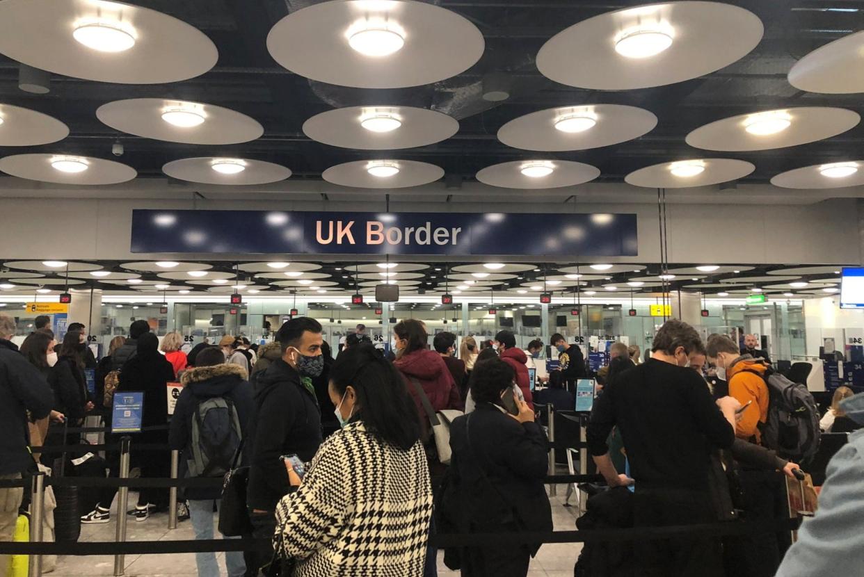 <p>Under plans being decided by ministers over the next 24 hours, some travellers will be put on buses and driven directly to isolation centres.</p> (PIA JOSEPHSON via REUTERS)