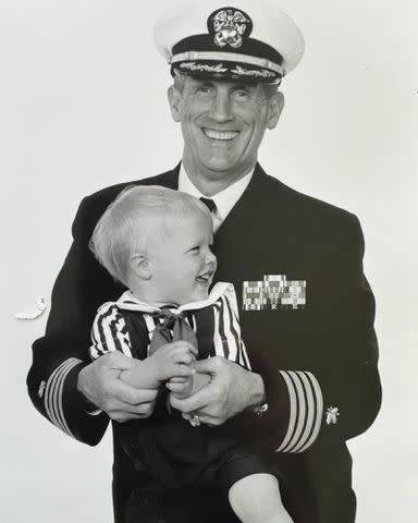 <p>Barbara Corcoran Instagram</p> Bill Higgins and his son Tom in an undated photo shared by Barbara Corcoran.