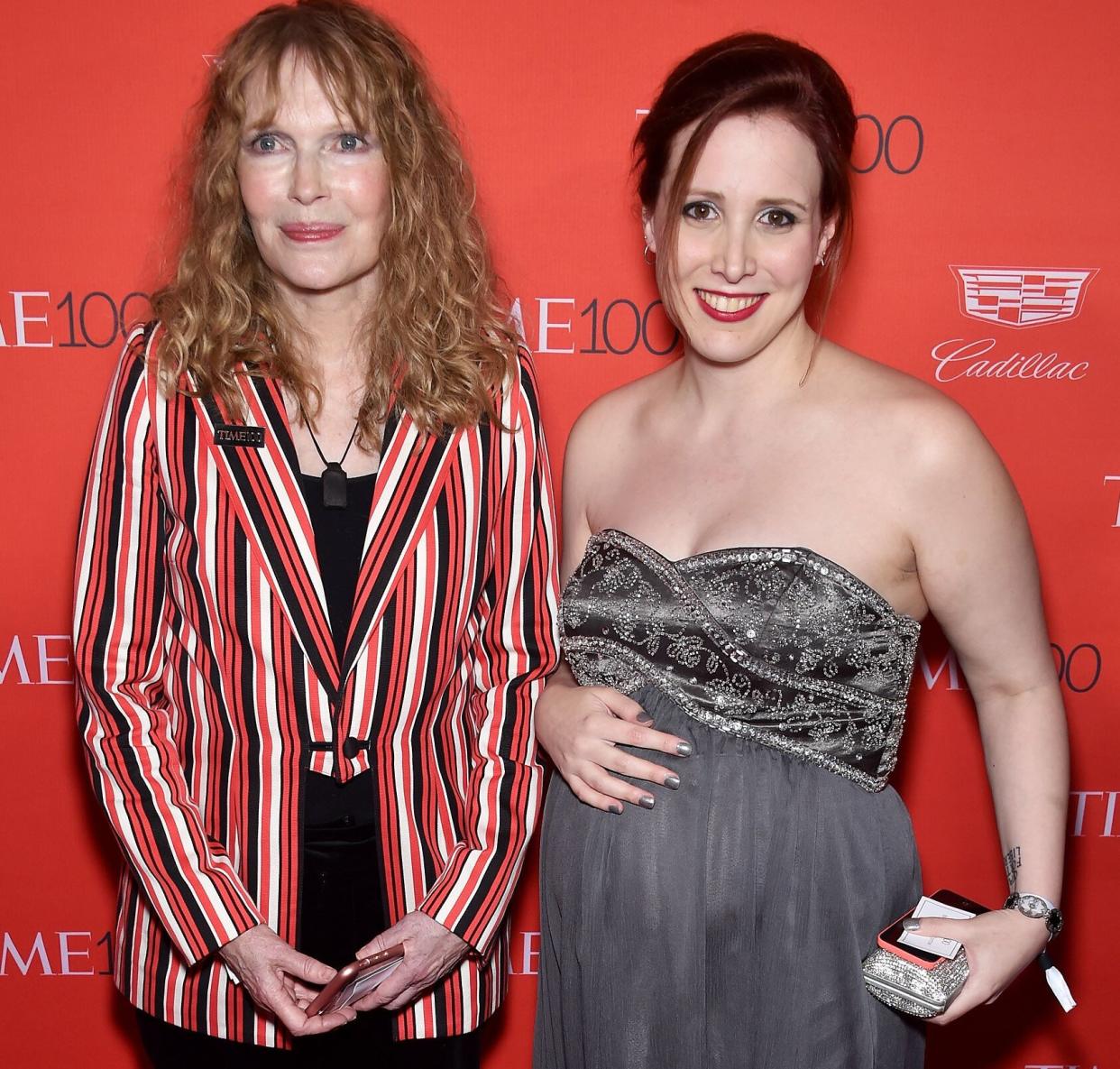 Mia Farrow and her daughter Dylan Farrow attend the 2016 Time 100 Gala. (Photo: Dimitrios Kambouris via Getty Images)