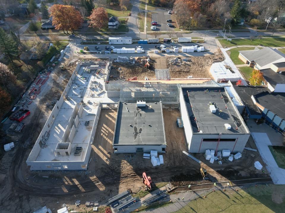 Views of the new Harbor Springs Public Schools elementary school taken on Nov. 10, 2023.