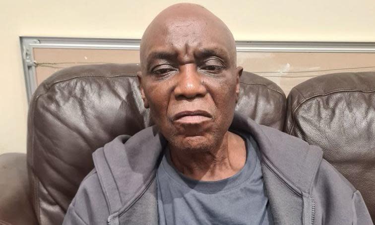 <span>Anthony Olubunmi George has not left the UK since his arrival in 1986 and has endured periods of homelessness.</span><span>Photograph: Supplied</span>