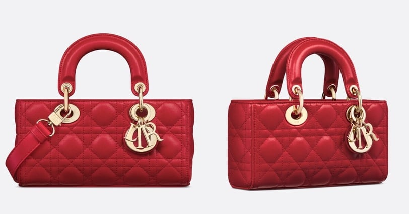 Lisa欽點的Dior Lady D-Joy手袋推出時間沒有很長就早已坐穩IT Bag行列 圖片來源：Dior