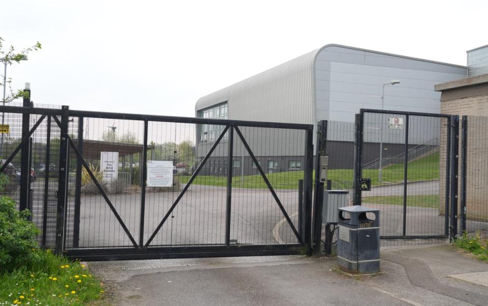 Closed gates at the Birley Academy in Sheffield (Dominic Lipinski/PA Wire)
