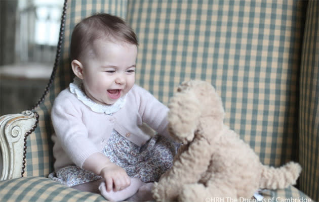 Princess Charlotte. Photo: Twitter.