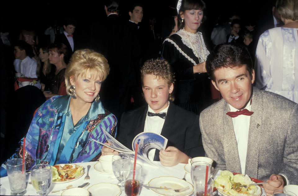 Gloria Loring with Alan Thicke and their oldest son Brennan. (Photo: Ron Galella via Getty Images)