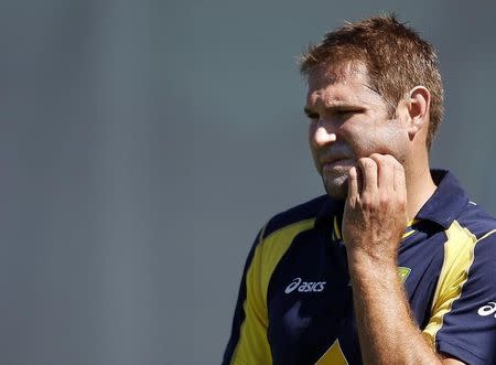 A file photo of Australia's Ryan Harris during a net session at the Sydney Cricket Ground January 2, 2012. REUTERS/Tim Wimborne/Files