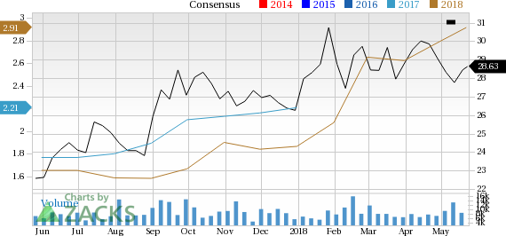 Louisiana-Pacific (LPX) could be an interesting play for investors as it is seeing solid earnings estimate revision in addition to having a robust industry rank.