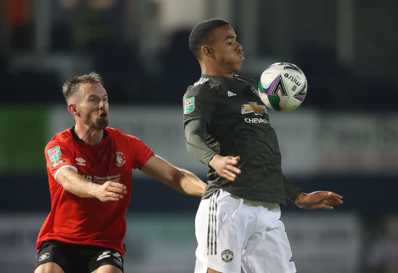 Carabao Cup Third Round - Luton Town v Manchester United