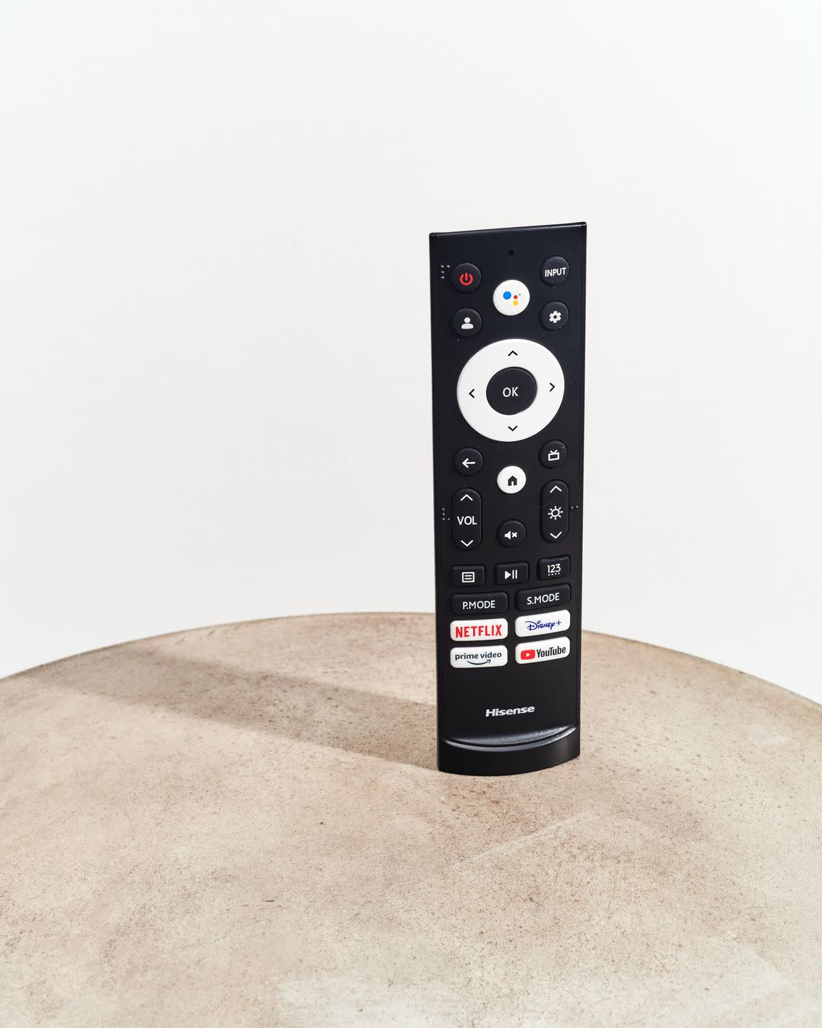 a black remote control