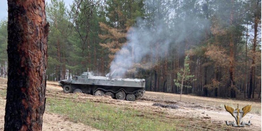 The occupiers withdrew their units after losses in the Dovhenky area