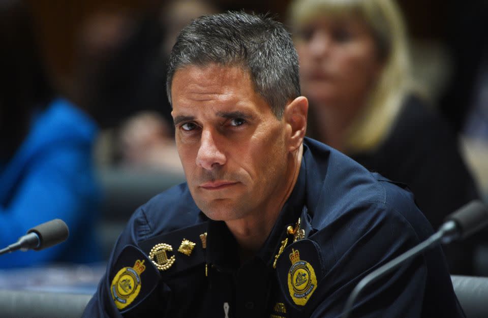 Australian Border Force Commissionr Roman Quaedvlieg has told the Herald Sun the force is working with the police to cancel gang member's visas. Photo: AAPsize=O