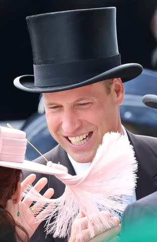 <p>Chris Jackson/Getty</p> Prince William at the Royal Ascot on June 19, 2024