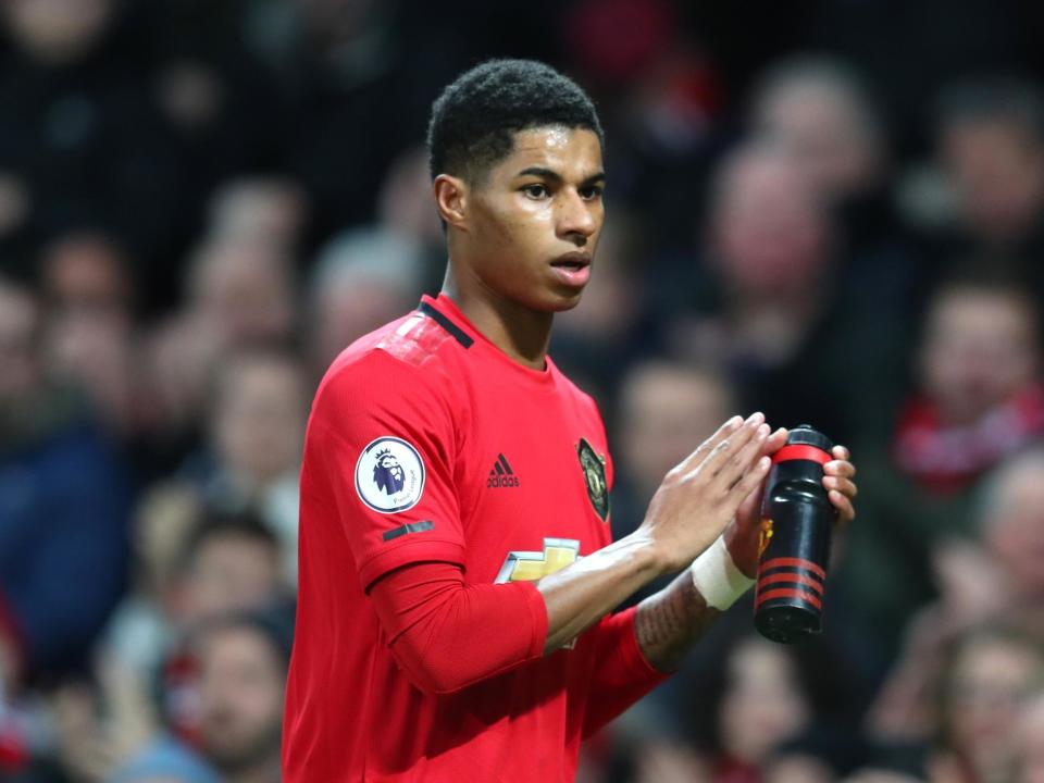 Footballer Marcus Rashford: Getty Images