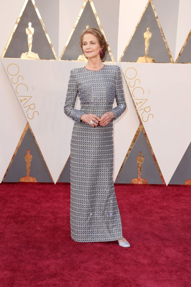 Le meilleur : Charlotte Rampling à la 88e cérémonie des Oscars, le 28 février 2016 à Hollywood en Californie.