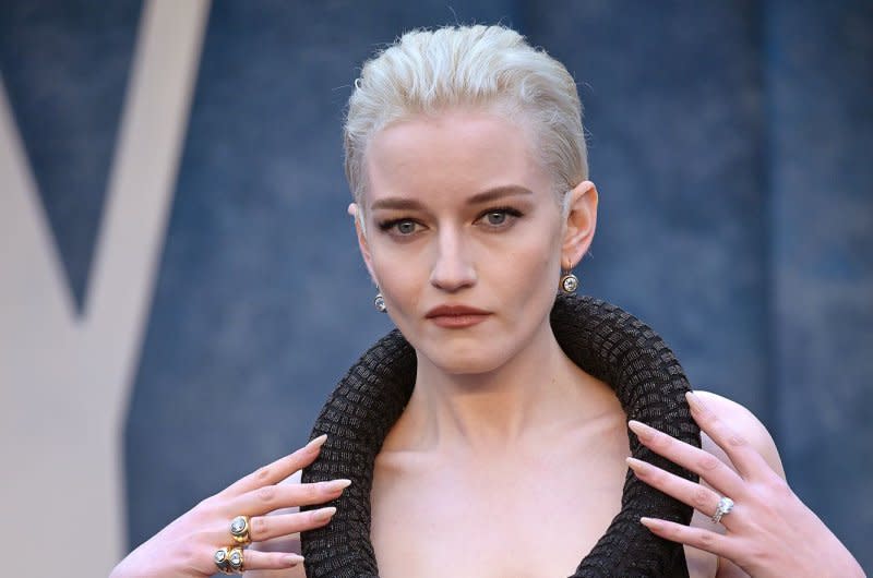 Julia Garner attends the Vanity Fair Oscar party in 2023. File Photo by Chris Chew/UPI