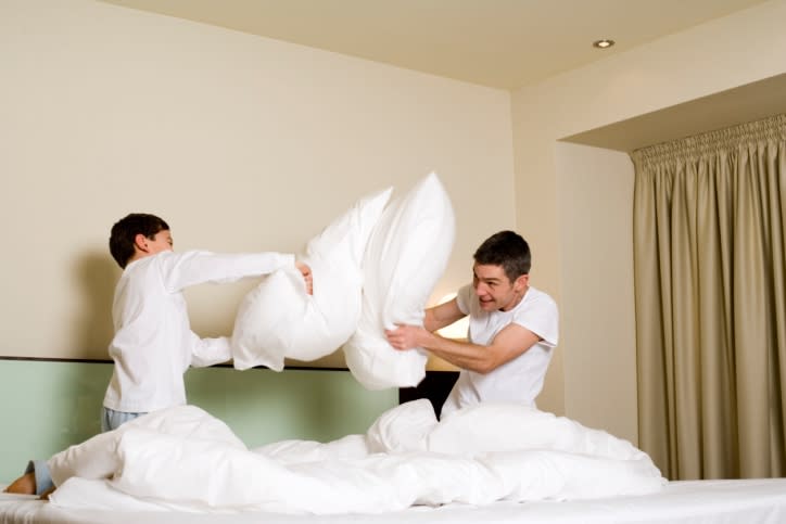 Classic pillow fight