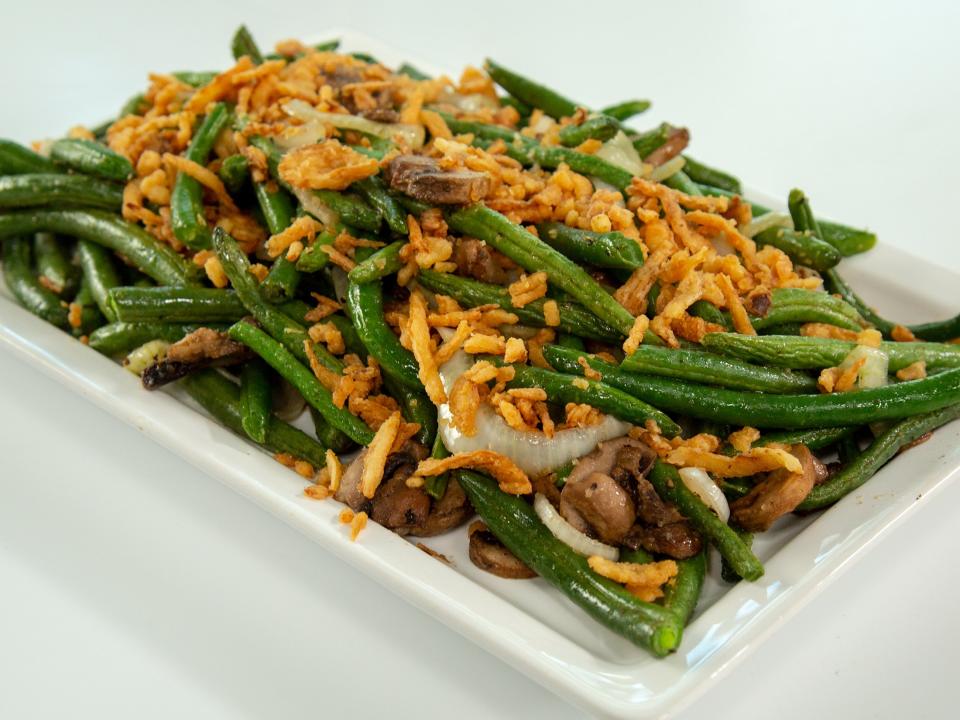 Air Fried Green Bean Casserole