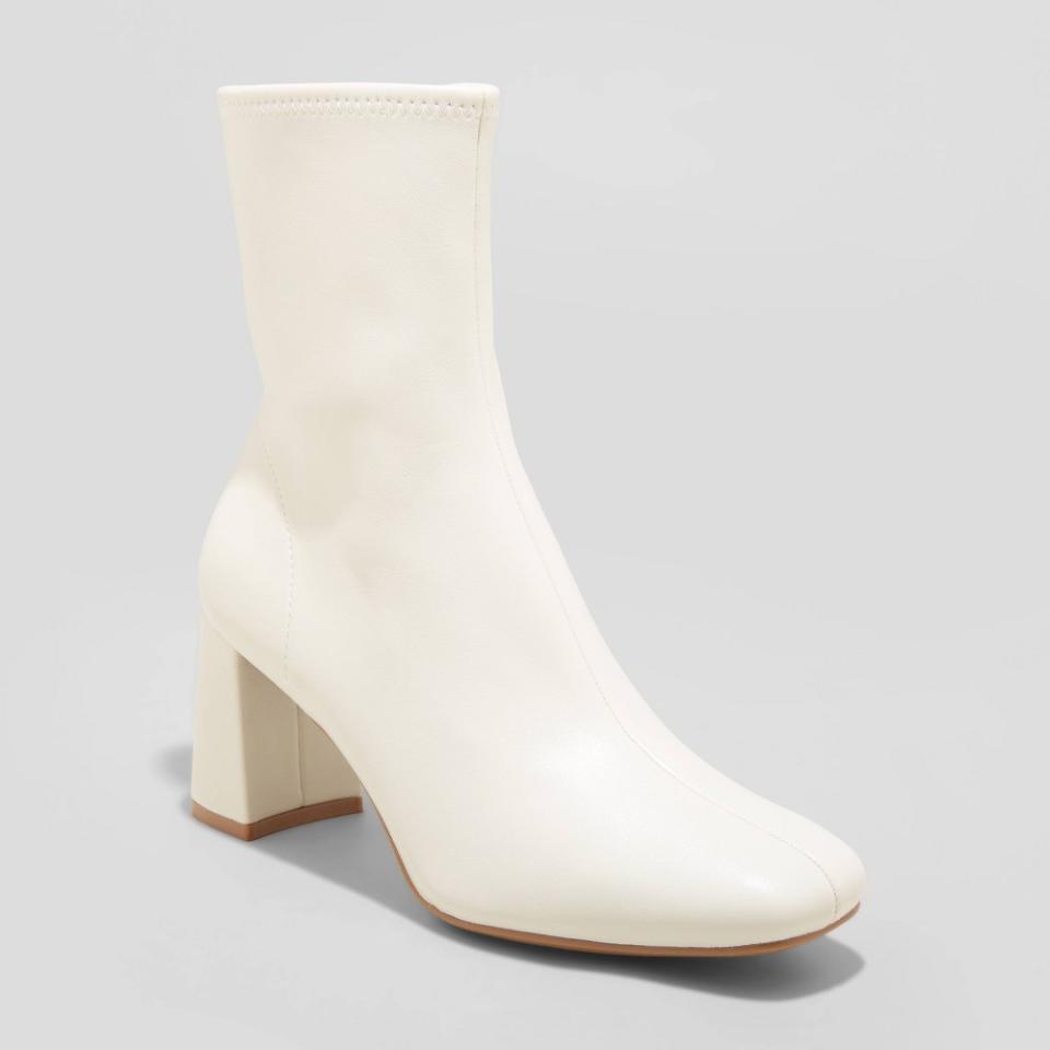 <p><a href="https://www.target.com/p/women-39-s-pippa-stretch-boots-a-new-day-8482-off-white-8w/-/A-87930432" rel="nofollow noopener" target="_blank" data-ylk="slk:Shop Now;elm:context_link;itc:0;sec:content-canvas" class="link ">Shop Now</a></p><p>Pippa Stretch Boot</p><p>target.com</p><p>$40.00</p><span class="copyright">Target</span>