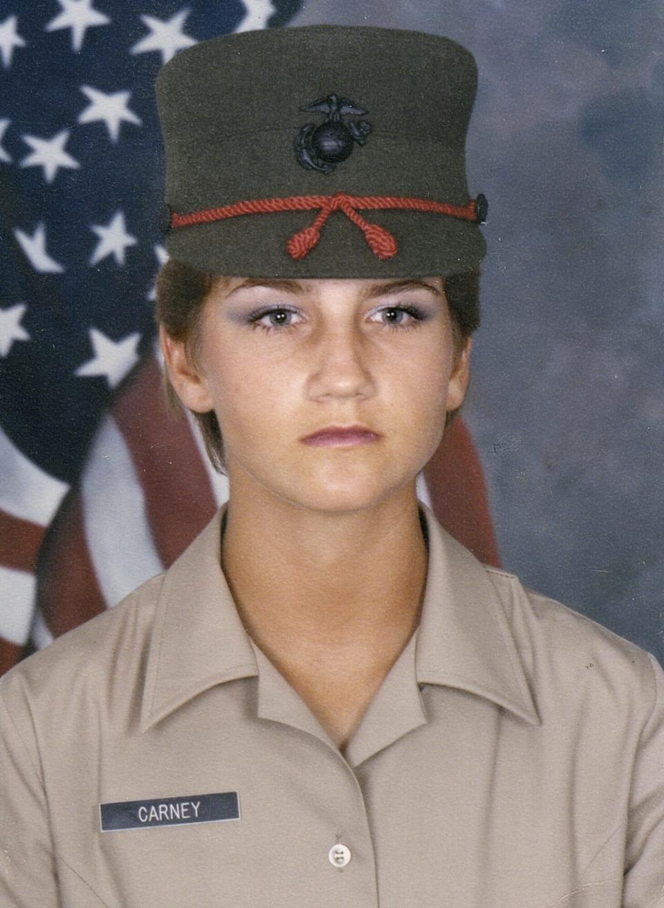 Brenda Warner 1985 – 18 years old- USMC boot camp