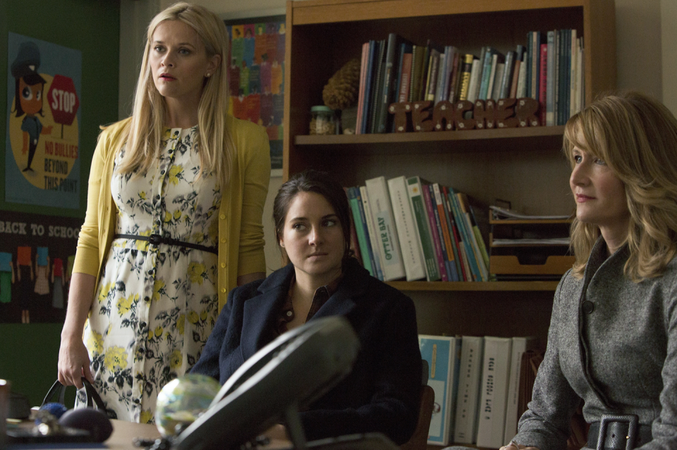 big little lies reese witherspoon, shailene woodley, laura dern