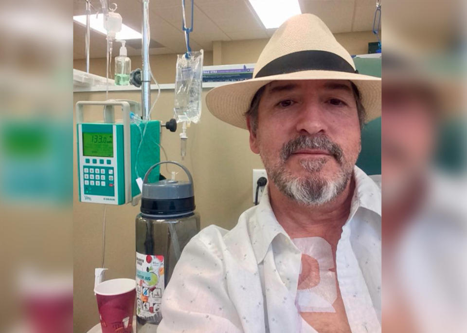 Colleagues donated sick leave to Florida teacher Robert Goodman battling cancer as he recovers from chemo.