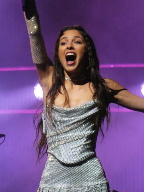 Olivia Rodrigo performs at the Greek Theater, May 25, 2022 - Credit: Chris Willman/Variety