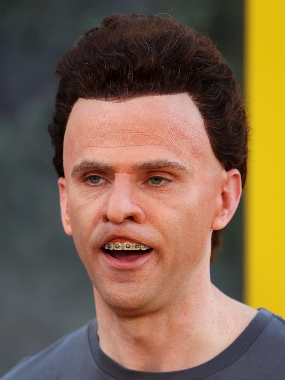 Mikey Day dressed as Butt-Head.
