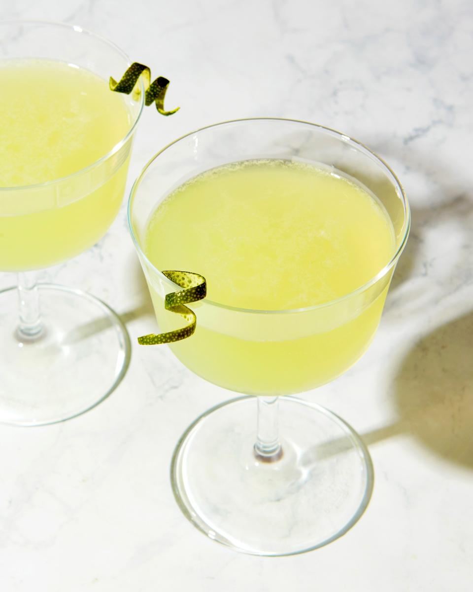 Use a floral dry gin to make the nutty, herbal Last Word cocktail—if you can find Green Chartreuse, that is.