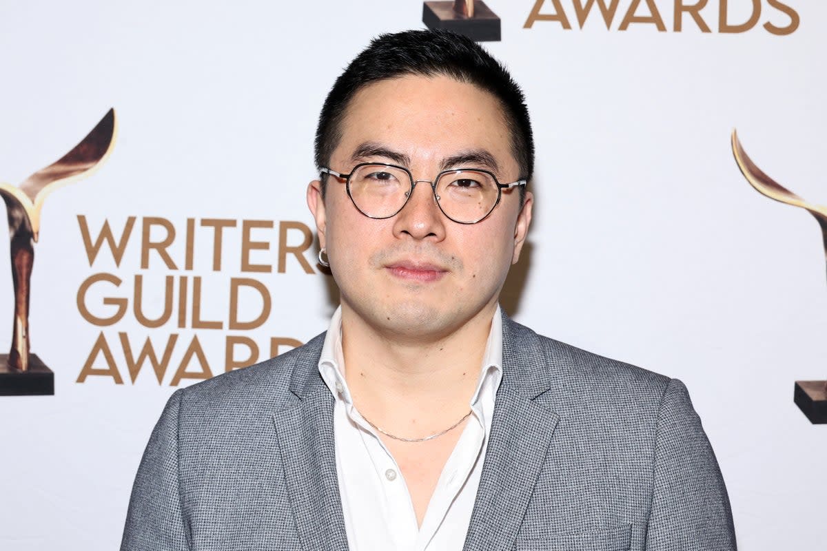 Bowen Yang became the first Chinese American actor in ‘SNL’ history to receive an Emmy nomination (Getty Images for Writers Guild o)