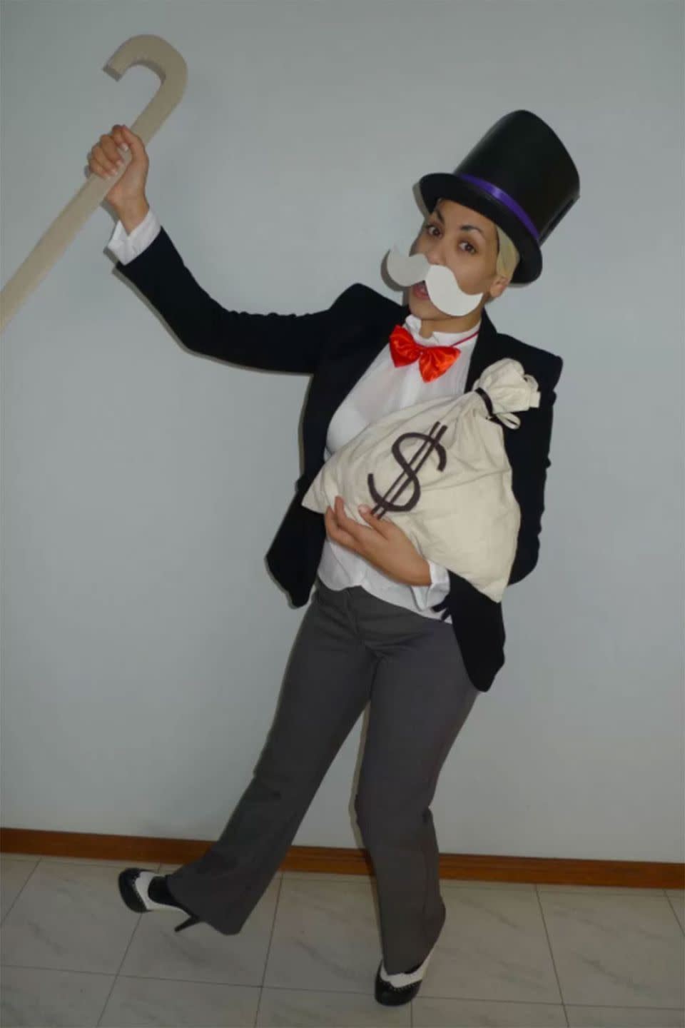 DIY Monopoly Man Halloween Costume
