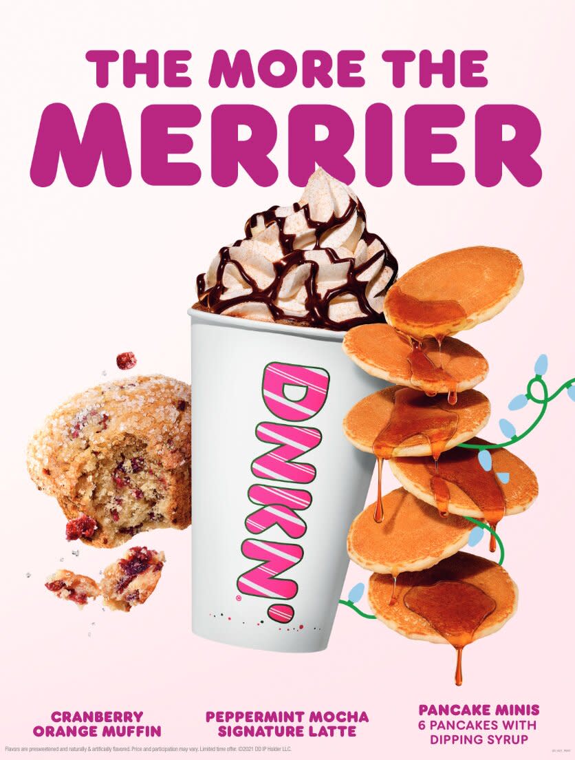 Dunkin Holiday Menu