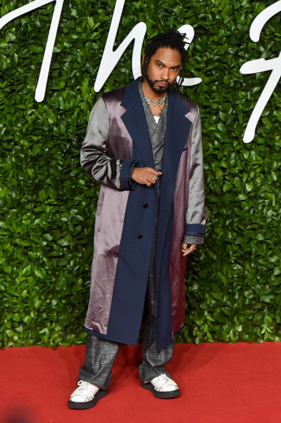 Miguel at the Fashion Awards in London on Dec. 2.
