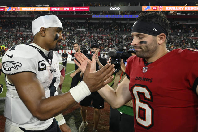 Philadelphia Eagles vs. Tampa Bay Buccaneers Preview: Jalen Hurts, Baker  Mayfield Battle for 3-0 - Sports Illustrated Philadelphia Eagles News,  Analysis and More