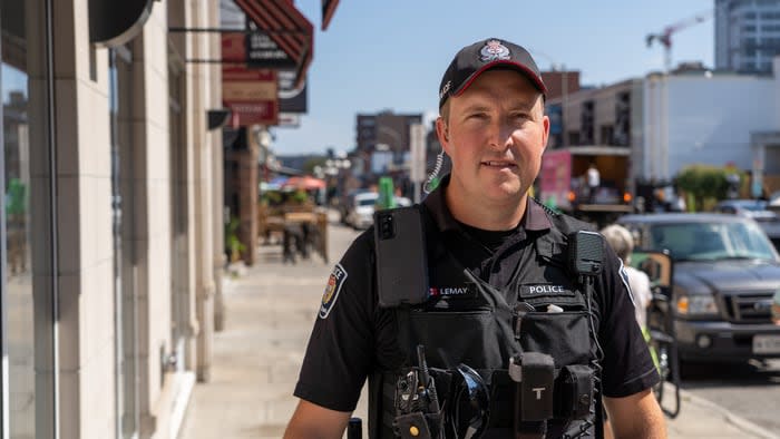  Const. Sébastien Lemay, a community police officer assigned to the area