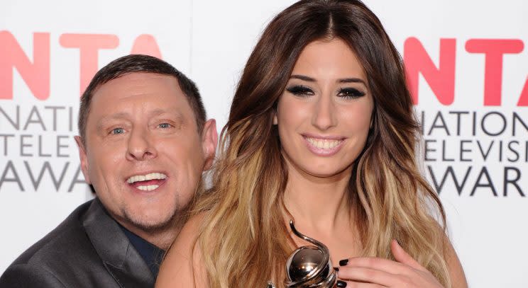 Shaun Ryder and Stacey Solomon/Rex Photos