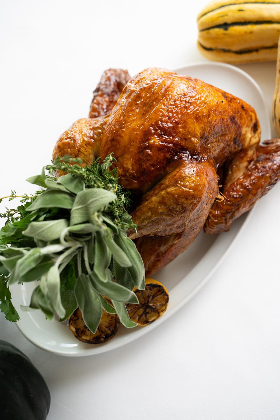 Turkey is on Sails Restaurant's Thanksgiving menu.