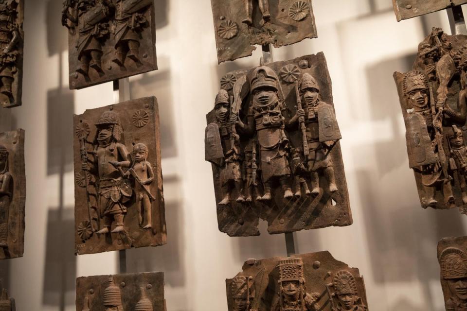 Controversial: the Benin Bronzes in the British Museum (Getty Images)