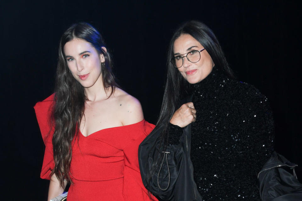 People can't get over how alike Demi Moore and daughter Scout Willis look, pictured at the 