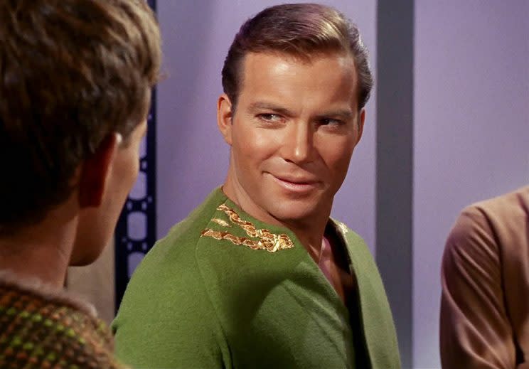 William Shatner as James T. Kirk (Photo by CBS via Getty Images)