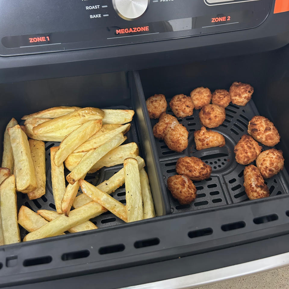 Testing the Ninja FlexDrawer air fryer at home